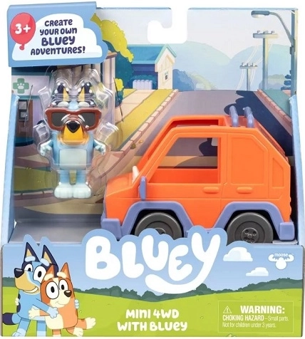 Bluey terepjáró autó 4WD figurával