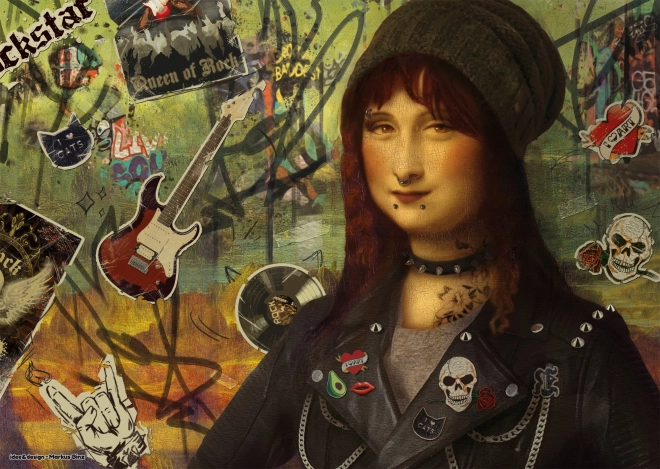 Puzzle SCHMIDT Art&Fun: Mona Lisa 1000 darabból