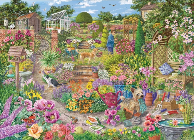 Puzzle Virágzó kert 1000 darab Gibsons-tól