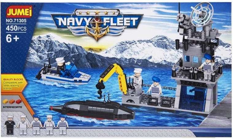 Jumei Navy Fleet – haditengerészet építőkészlet 450 darabbal