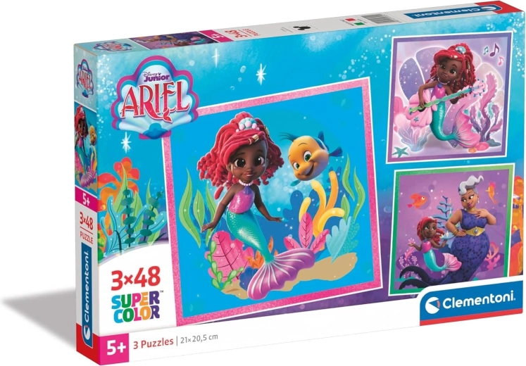 Clementoni puzzle Ariel 3×48 darab