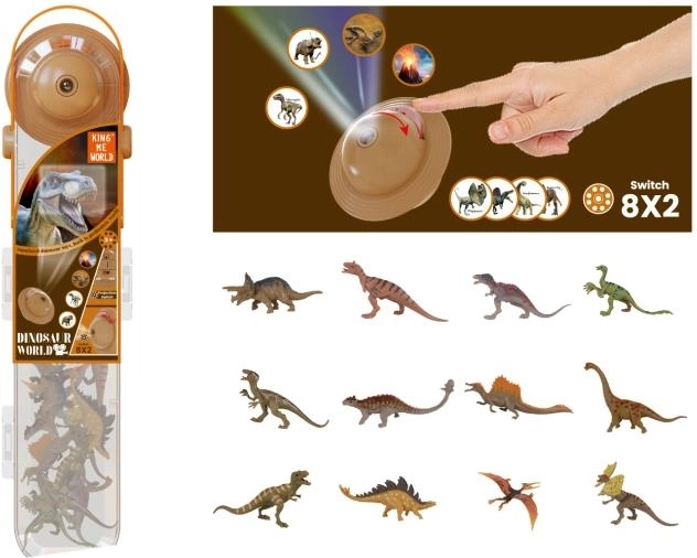 Plejo dinoszaurusz vetítő figurakészlettel