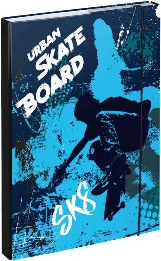 Baagl irattartó mappa A4 méretben Skateboard mintával