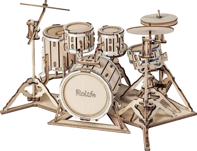 Rolife 3D fa puzzle – dobfelszerelés