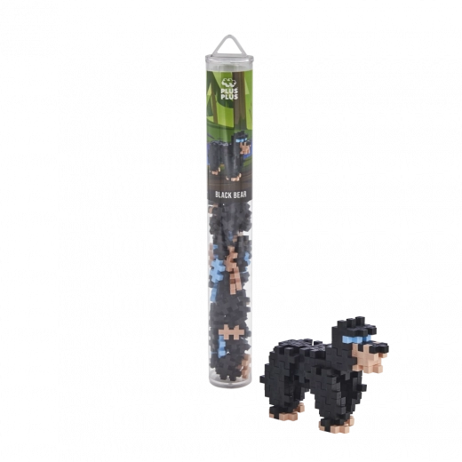 Plus-Plus kreatív készlet Medve – 100 darab tubusban