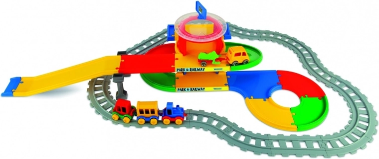 Kétszintes garázs és 4 jármű