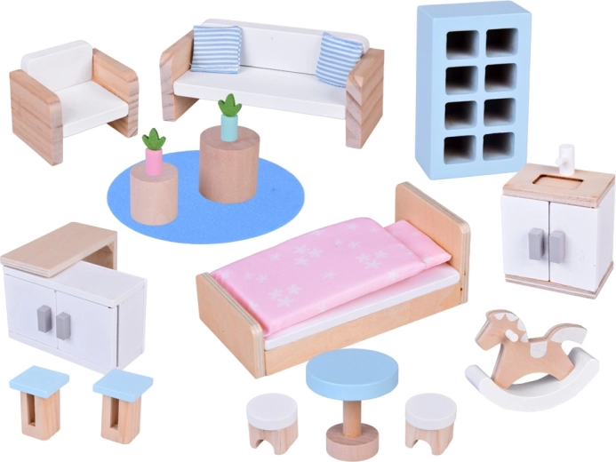 Gazdag fa bútorkészlet