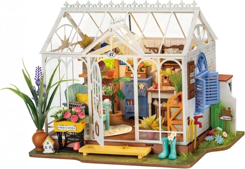 3D fa puzzle Álomház a kertben