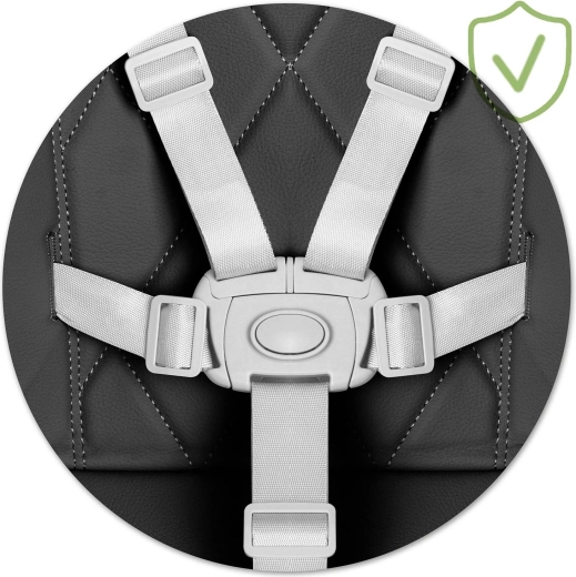 Maximális biztonság az 5 pontos öveknek köszönhetően