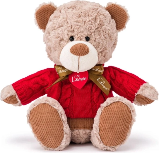 Plüss Maci Piros Pulóverben