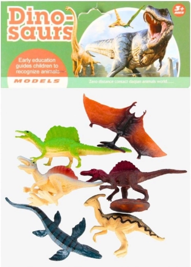 6 darabos dinoszaurusz figura készlet