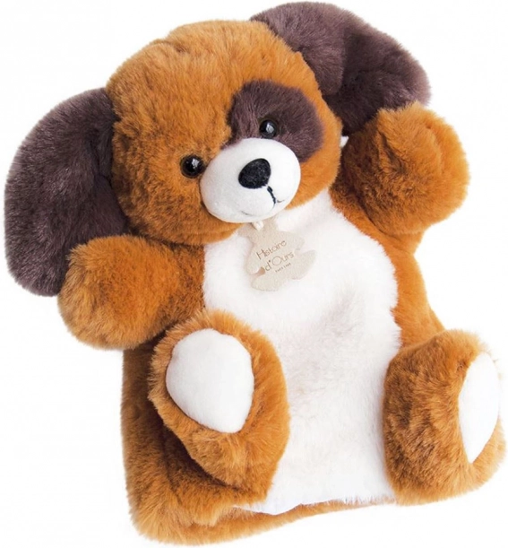 Doudou Histoire d'Ours plüss bábu kutyus