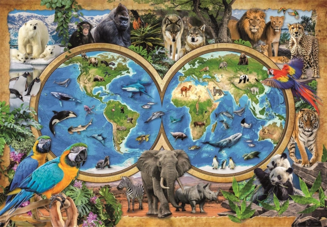 CLEMENTONI puzzle Csodálatos állatvilág 300 darab
