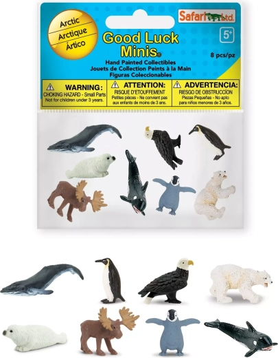 Safari Ltd. Arktisz – Good Luck Minis funpack mini állatfigurák (8 db)