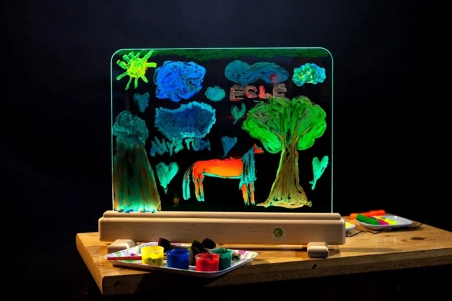 Jonely varázslatos világító rajztábla LED-del, 55,7 × 46,7 cm