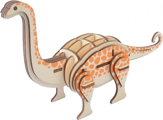 Woodcraft fa 3D puzzle brontosaurus