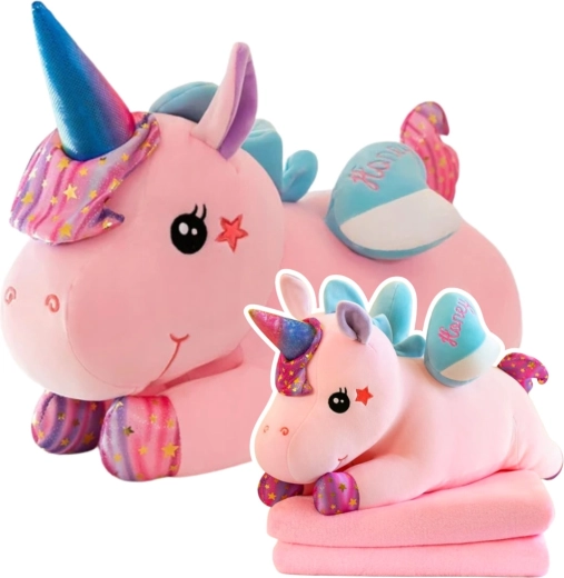 3 az 1-ben: plüss, párna és takaró