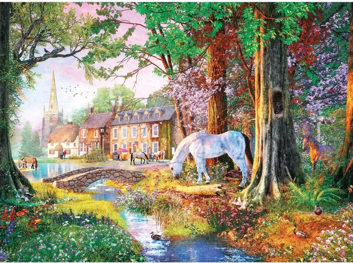 Puzzle Új-erdő pónijai 1000 darab