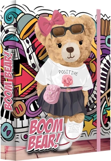 A4-es jumbo füzetbox Max Junior Boom Bear (medve) - 1 db