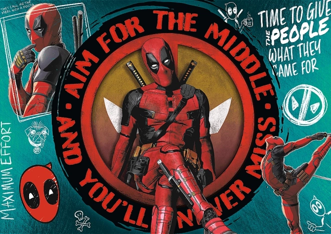 Puzzle TREFL Premium Plus: Deadpool 1000 darabos