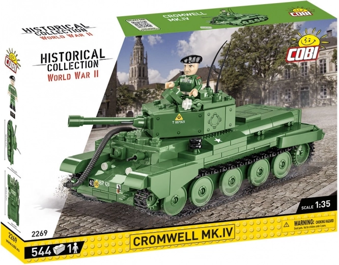 Cromwell Mk. IV „HELA” tank építőkészlet tábornoki minifigurával