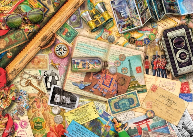 Schmidt puzzle Utazási emlékek 1000 darab