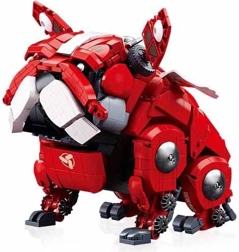 Sluban mechanikus bulldog, piros