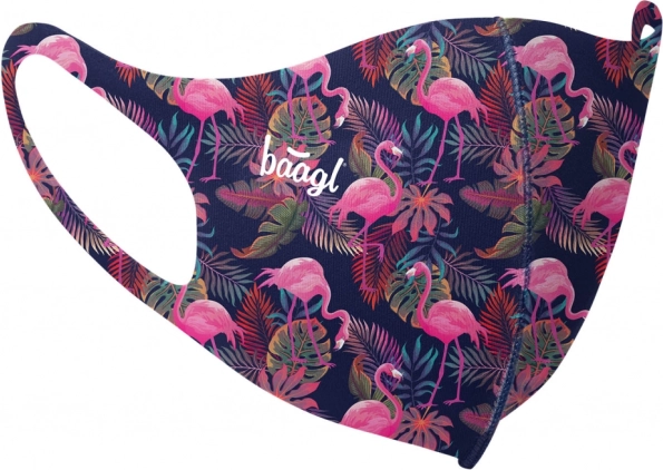 Baagl antibakteriális maszk felnőtteknek – Flamingo