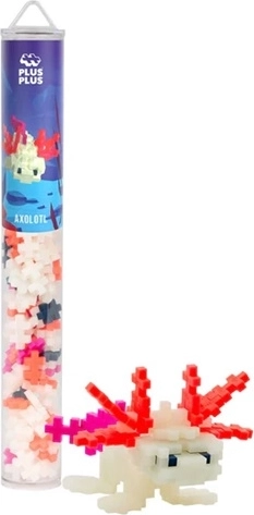 Plus-Plus axolotl építőkészlet 2D/3D, 100 darab egy tubusban