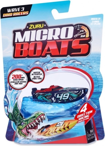 Micro Boats Wave 3 versenycsónak vízbe