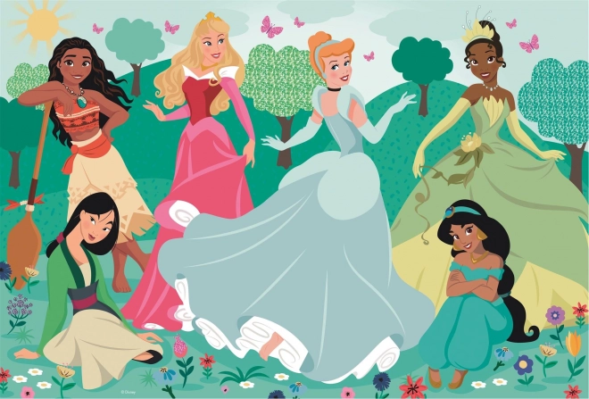 Maxi puzzle 104 darabbal – Disney Hercegnők