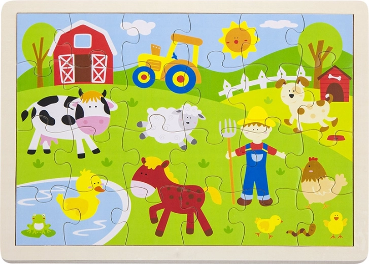 Fa puzzle - tanya, 24 darab