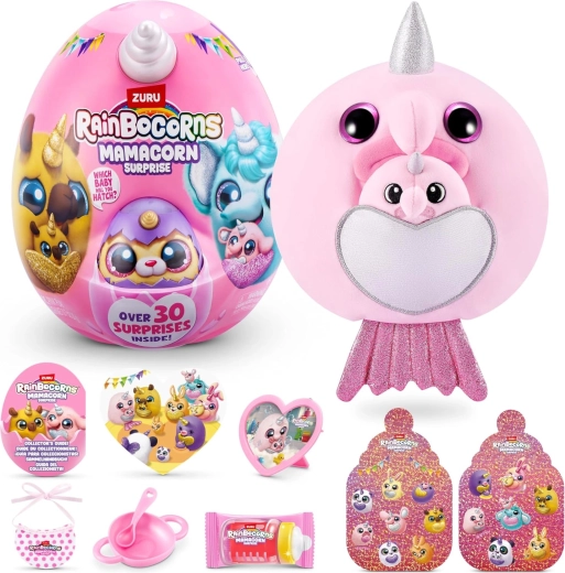 Rainbocorns Mamacorn Surprise plüss meglepetéssel a Zurutól