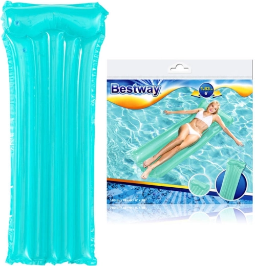 Bestway Deluxe felfújható matrac 183 × 76 cm – Türkiz