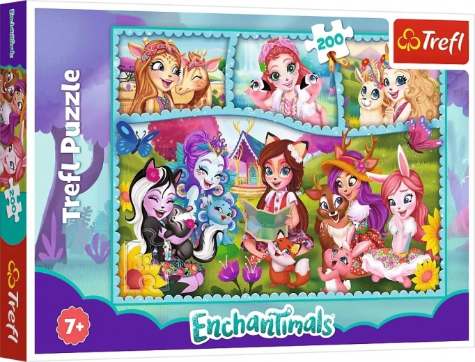 200 darabos puzzle – az ENCHANTIMALS varázslatos világa