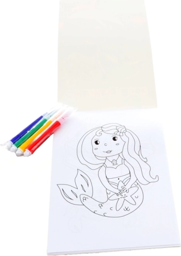 4 színes filctollal