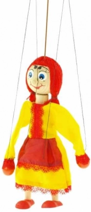 Fából készült bábok - Kislány