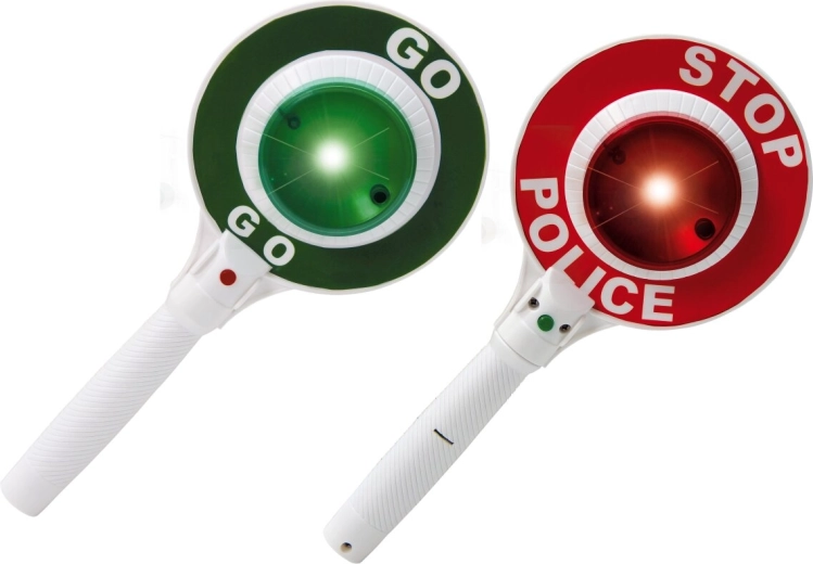Jamara rendőrségi jelzőtárcsa stop/go fénnyel - 1 db