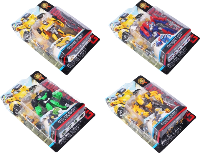 Átalakuló Super Hero autórobot 11 cm - 1 darab