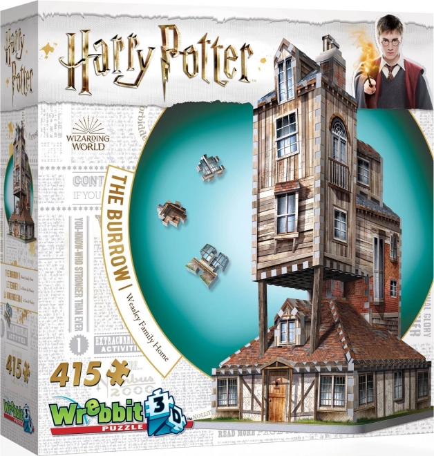 3D puzzle Harry Potter: Az Odú, 415 darab