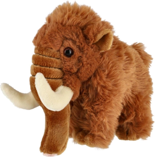 Barna plüssmamut, 17 cm