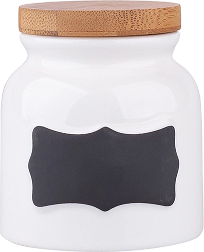 Regular porcelán tárolódoboz 200 ml bambusz fedővel