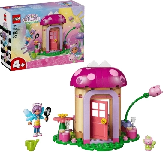 LEGO Gabby’s Dollhouse – a tündér cicus kerti házikója