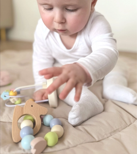 Kellemes anyagok és pasztellszínű kivitel