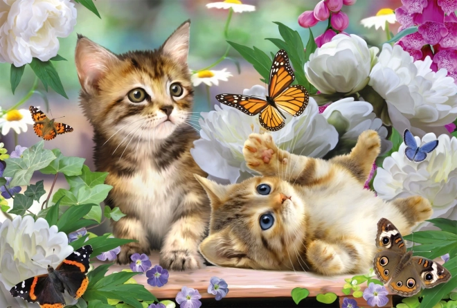 Huncut kiscicák puzzle 150 darabbal