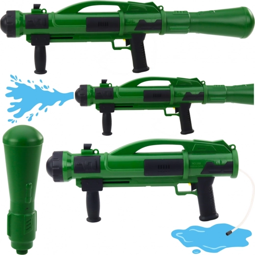 Vízágyú Bazooka pumpával 73 cm zöld