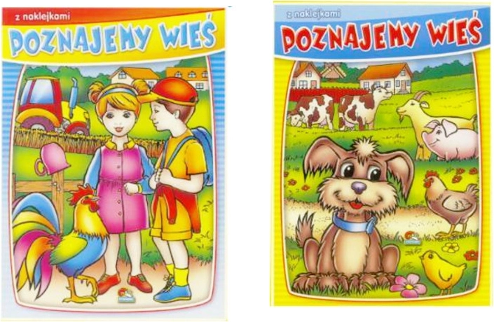 Színező – Ismerkedünk a vidékkel matricákkal