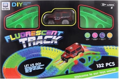 Pálya kisautóval elemmel