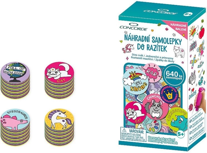 Pótarcmatricák CONCORDE bélyegzőkhöz – vegyes