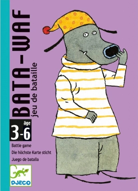 DJECO Bata-Waf kártyajáték gyerekeknek